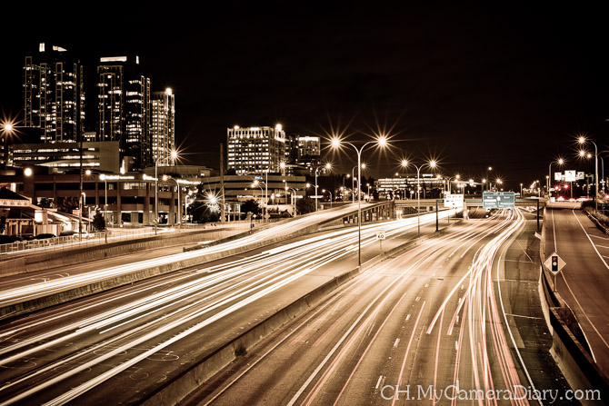 西雅图照片 | 贝尔维尤市的夜景